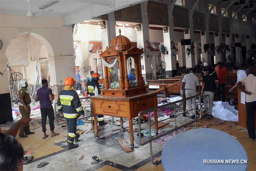 Количество погибших в результате взрывов на Шри-Ланке возросло до 207 человек