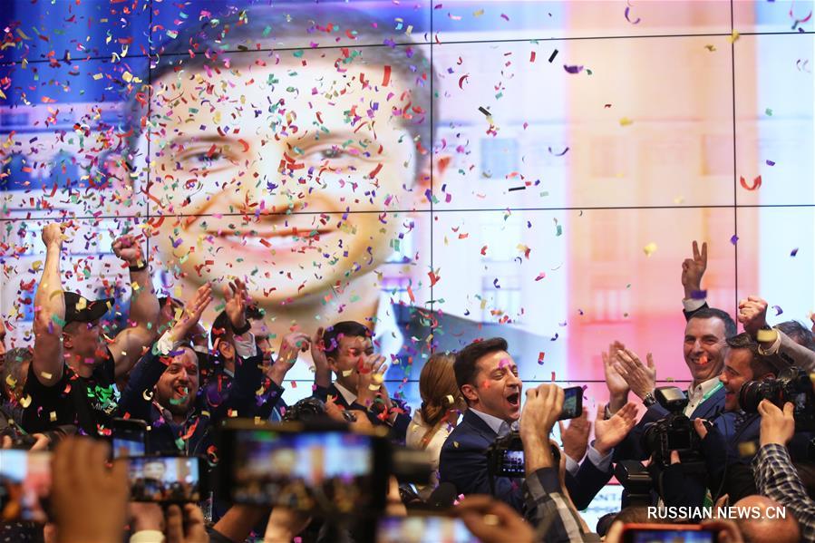 В выборах президента Украины лидирует Владимир Зеленский