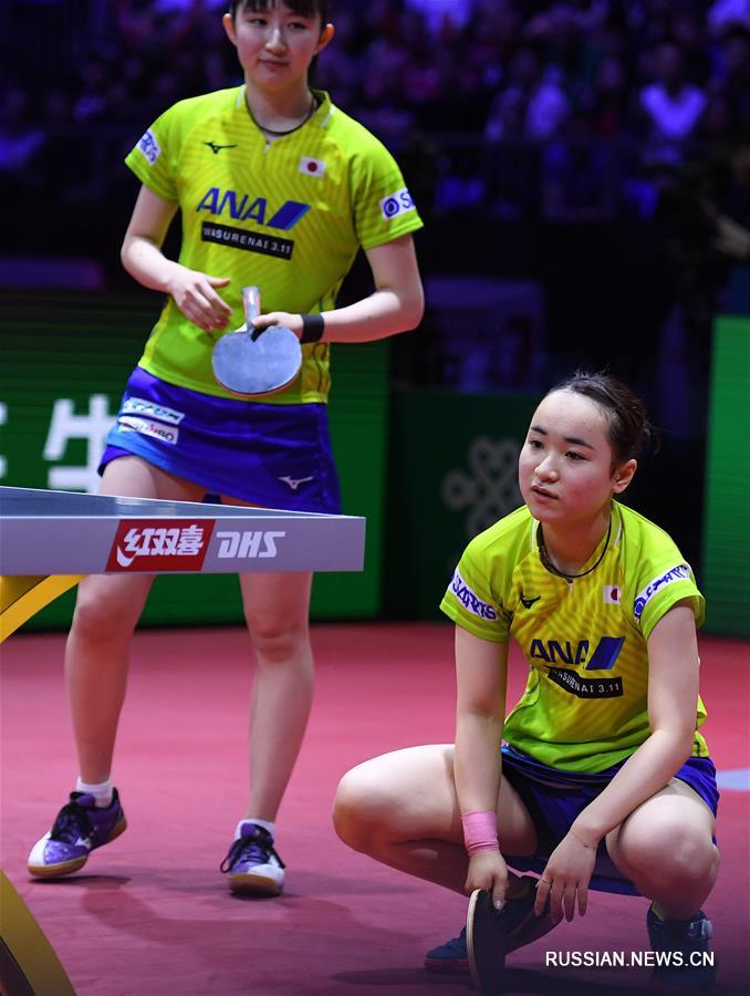 Настольный теннис -- ЧМ-2019: Ван Маньюй/Сунь Инша стали чемпионками в женском парном разряде