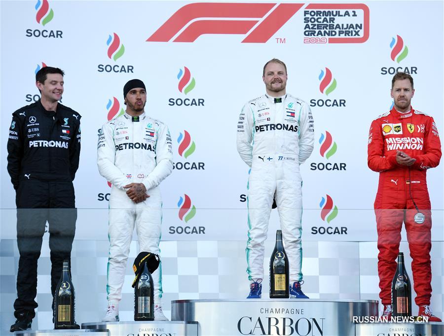 Автоспорт -- "Формула-1" 2019, Гран-при Азербайджана: финн В. Боттас одержал победу в основной гонке