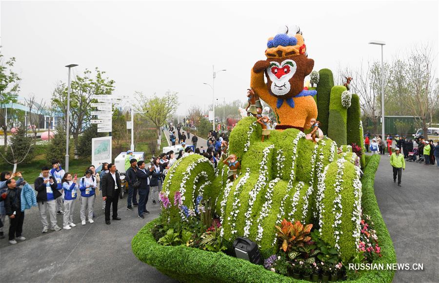 Цветочный парад на Международной садоводческой выставке