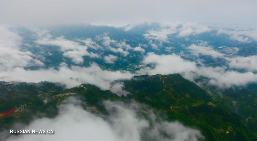 Облачное море на юге Китая