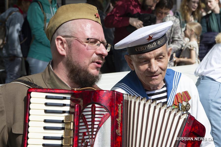 Празднование Дня Победы в Москве