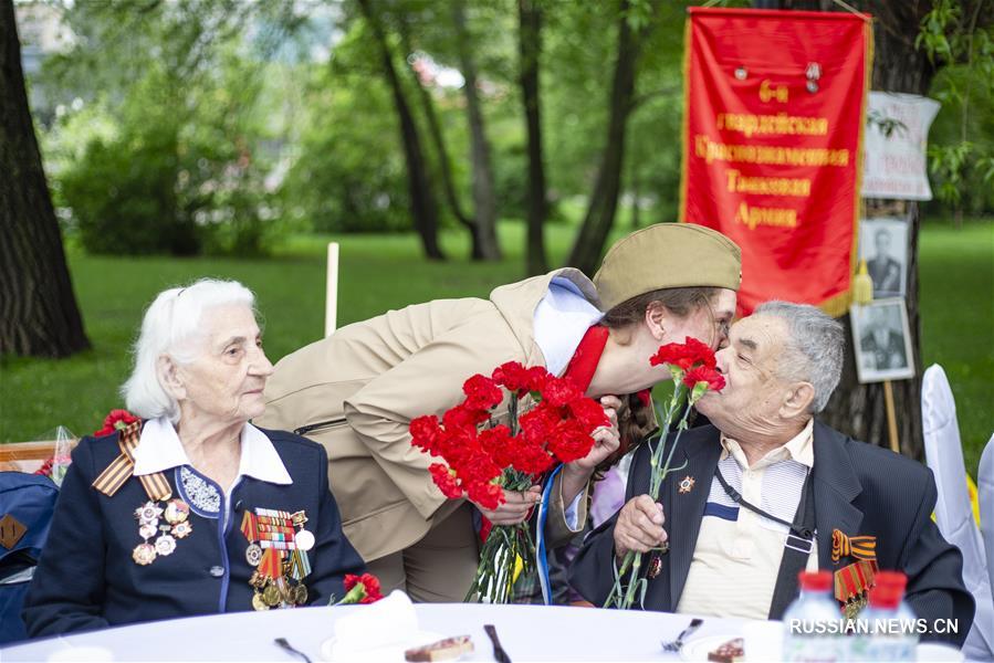 Празднование Дня Победы в Москве