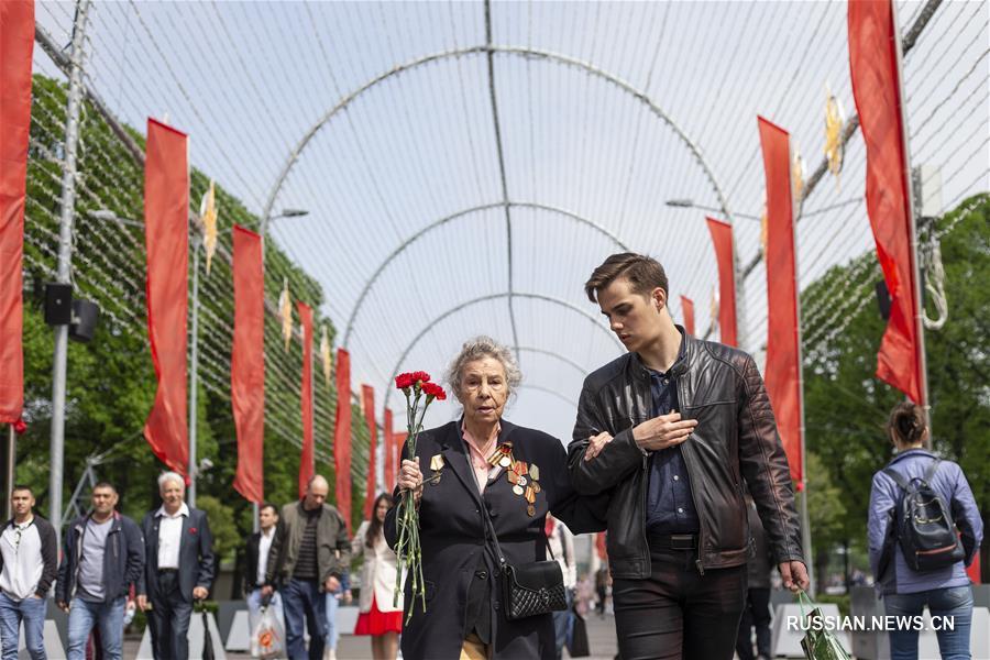 Празднование Дня Победы в Москве