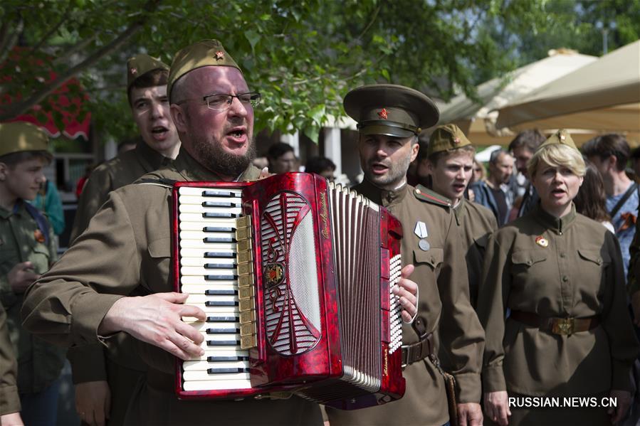Празднование Дня Победы в Москве