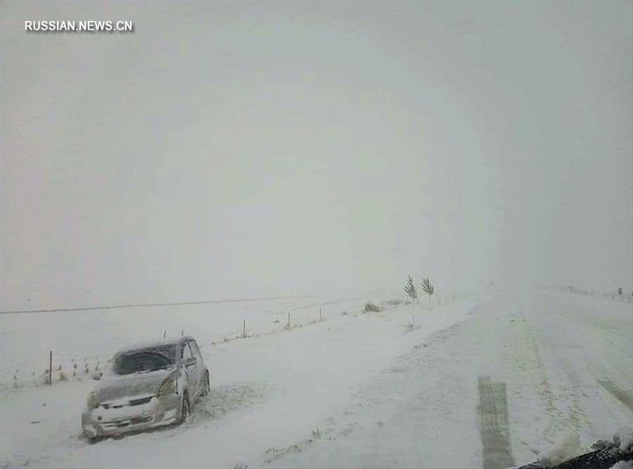 Четыре человека погибли в результате снежной бури в Южно-Гобийском аймаке в Монголии 