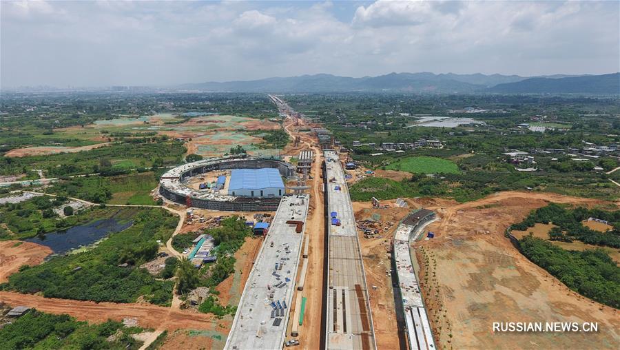 Новая автомагистраль в Чэнду
