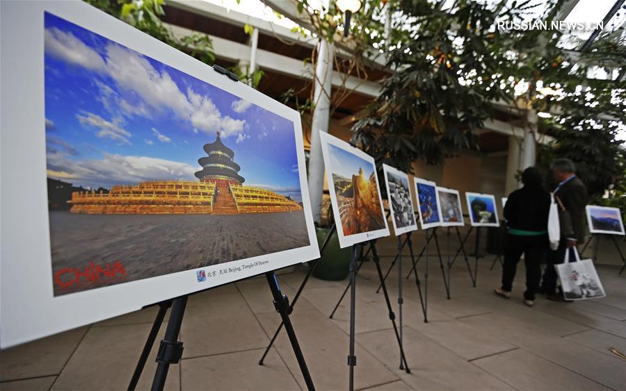 В Лос-Анджелесе открылась фотовыставка мирового наследия Китая 