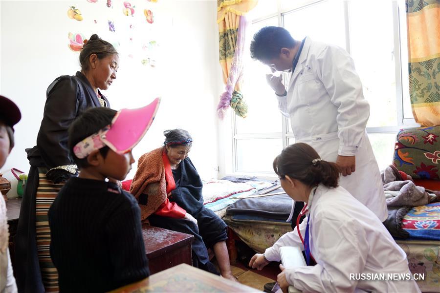 Благотворительная медицинская акция "Общее сердце" на Тибете