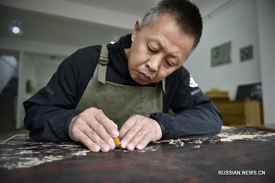 Мастер ксилографии из провинции Ляонин