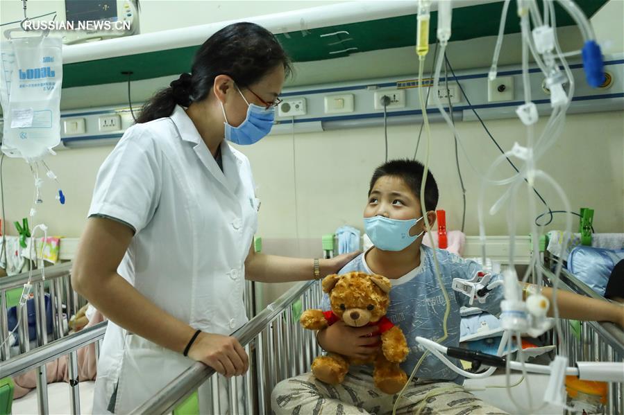 В Пекинской детской больнице прошла благотворительная акция для детей, страдающих от заболеваний крови
