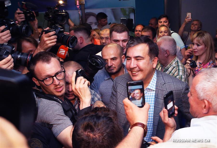 Экс-президент Грузии Михаил Саакашвили вернулся в Украину