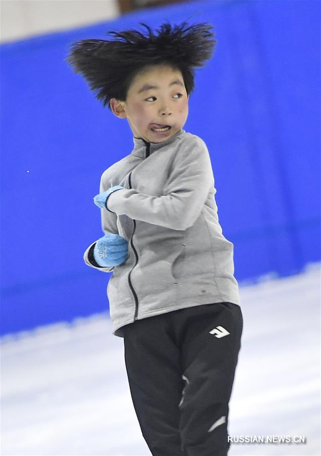 8-летний фигурист из провинции Цзилинь