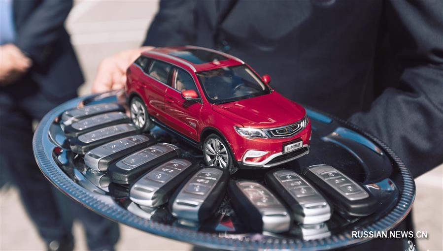 Автомобили Geely Atlas пополнили автопарк II Европейских игр 2019 года  