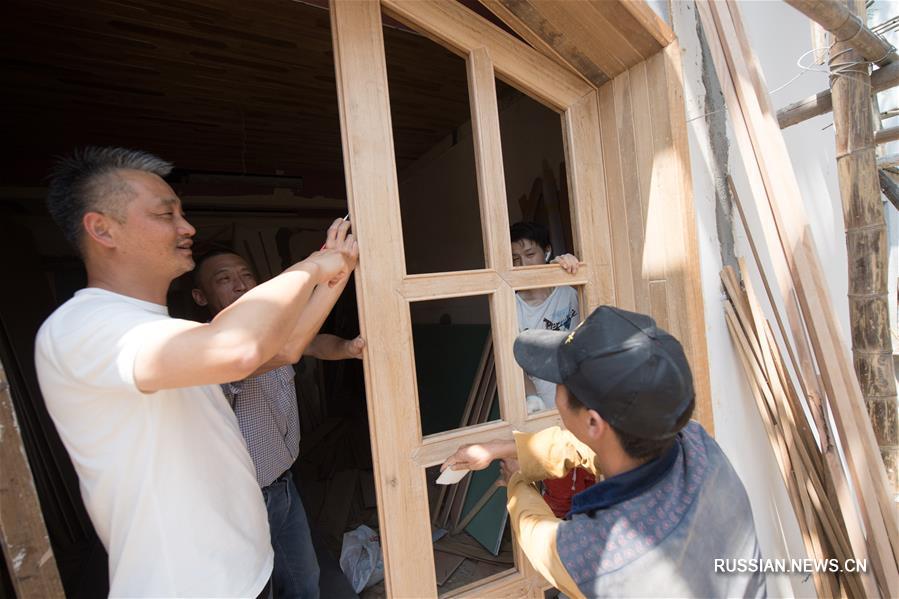 Перестроенные деревенские дома в провинции Чжэцзян