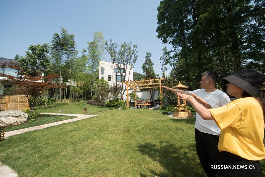 Перестроенные деревенские дома в провинции Чжэцзян