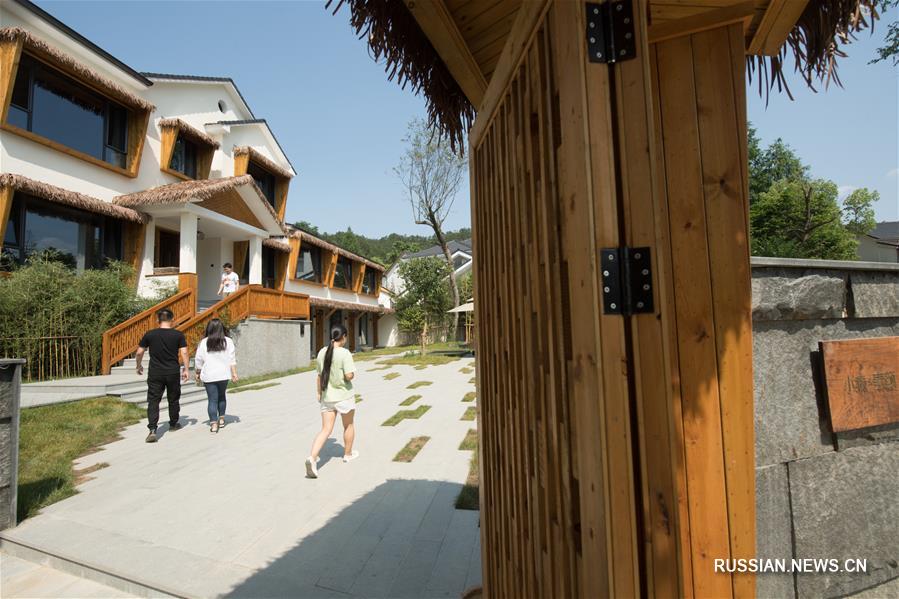 Перестроенные деревенские дома в провинции Чжэцзян