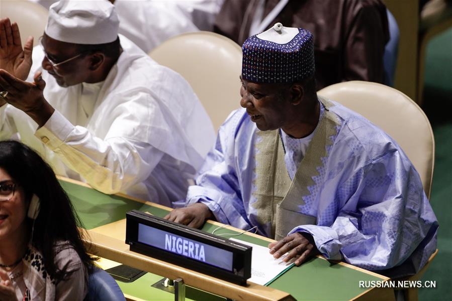 Постпред Нигерии при ООН Т. Мухаммад-Банде избран председателем 74-й сессии ГА ООН