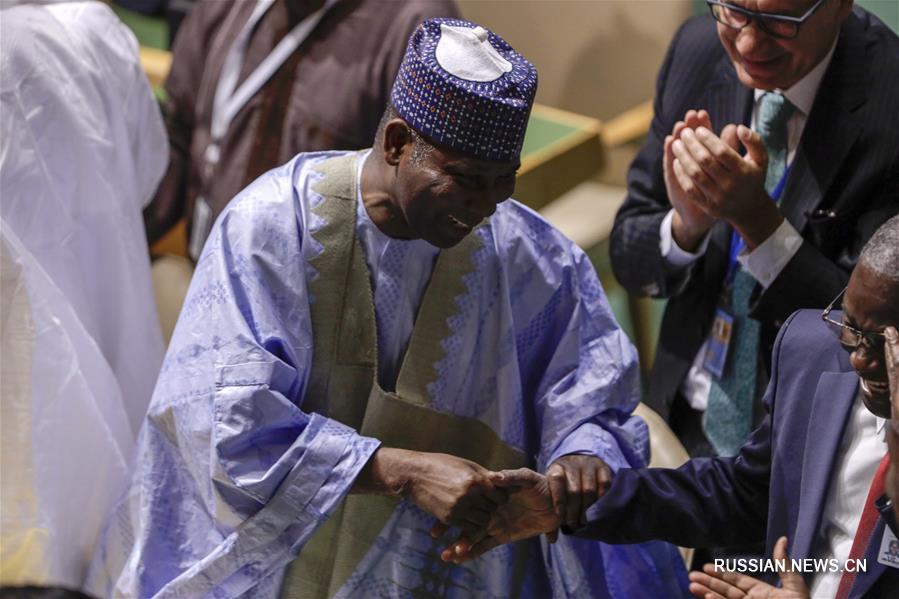 Постпред Нигерии при ООН Т. Мухаммад-Банде избран председателем 74-й сессии ГА ООН