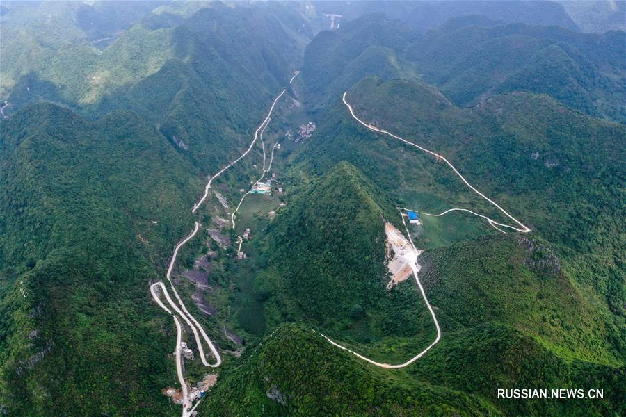 Модернизация горных дорог в Дахуа-Яоском автономном уезде
