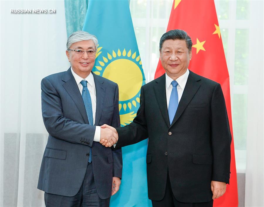 Си Цзиньпин встретился с президентом Казахстана К.-Ж ...