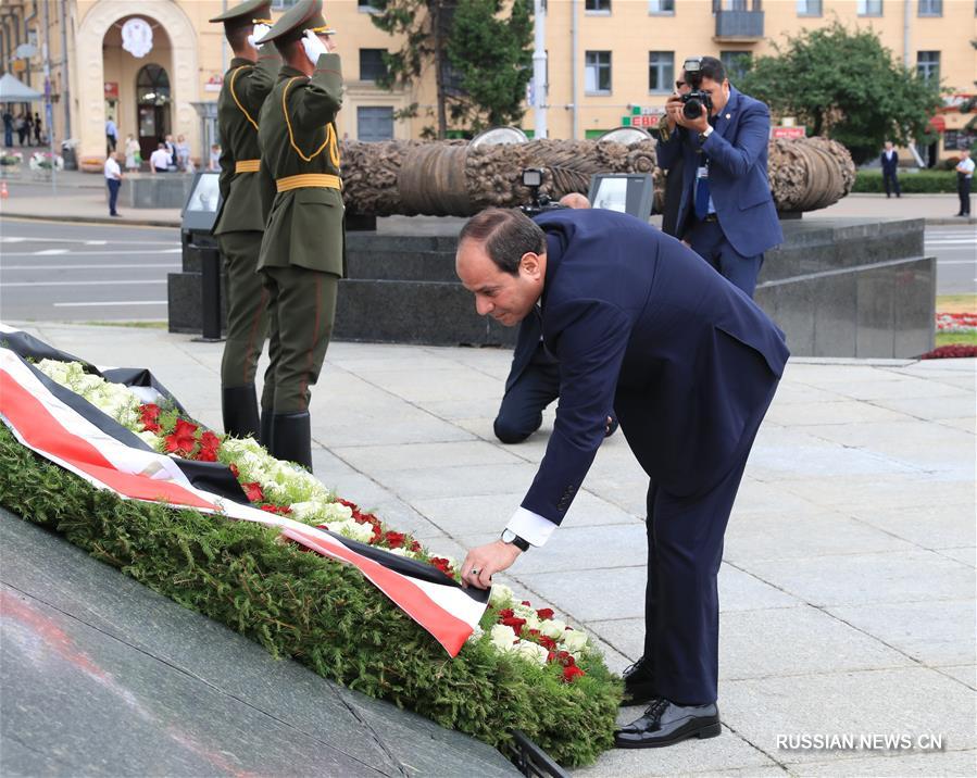 Президент Египта А. Ф. ас-Сиси прибыл с официальным визитом в Беларусь