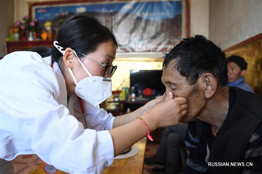 "Степные врачи" оберегают здоровье тибетских скотоводов