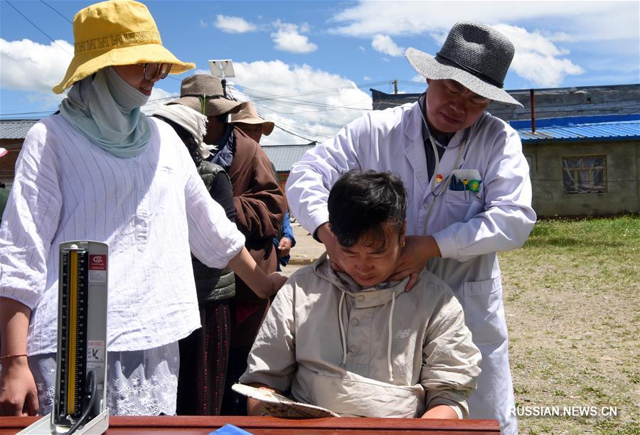 "Степные врачи" оберегают здоровье тибетских скотоводов