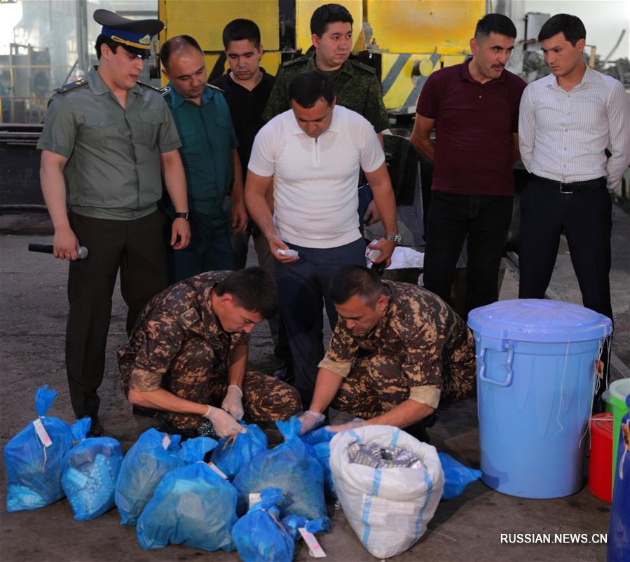 В Узбекистане уничтожили более 1 тонны наркотиков