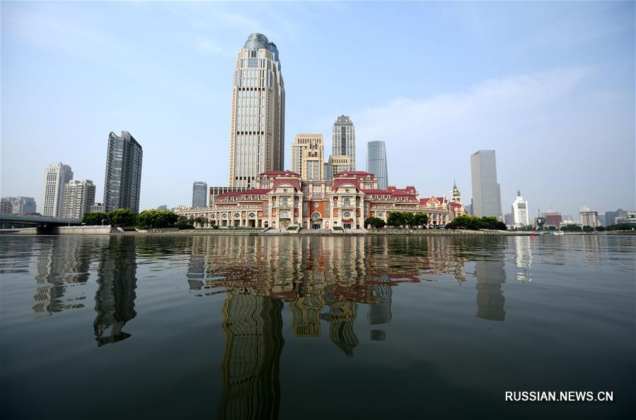 Новый облик берегов реки Хайхэ в Тяньцзине