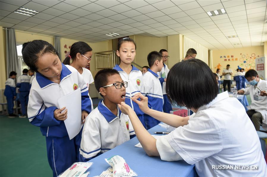 Китайский фонд Красного Креста открыл первый в Нинся-Хуэйском АР школьный медпункт по программе "Боай"