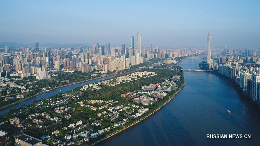 Зеленый Китай -- Водное царство посреди города в Гуанчжоу