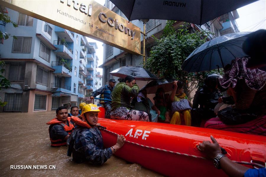На Непал обрушились наводнения