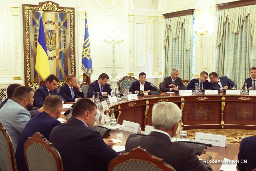 Президент Украины В. Зеленский провел заседание Нацсовета по вопросам антикоррупционной политики