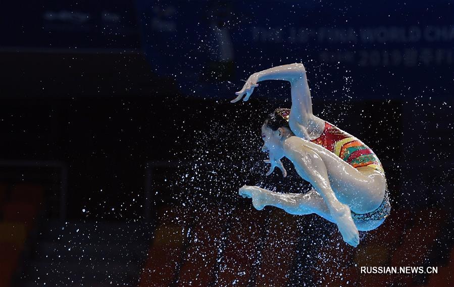 Чемпионат мира по водным видам спорта -- Синхронное плавание: китайская сборная завоевала "серебро" в командных соревнованиях