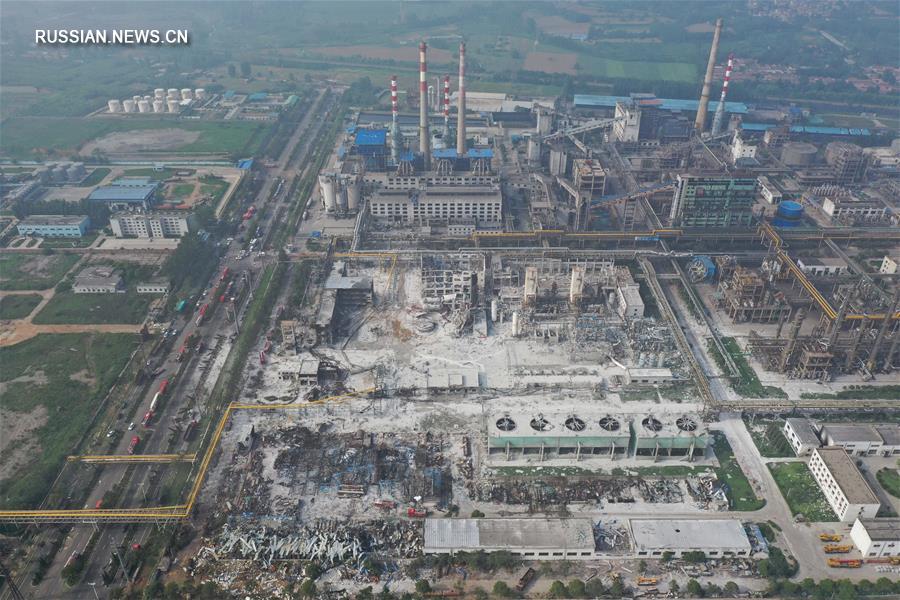 10 человек погибли, пятеро пропали без вести в результате взрыва на газовом заводе в провинции Хэнань