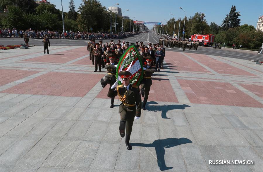 В Минске состоялись торжества в честь Дня пожарной службы