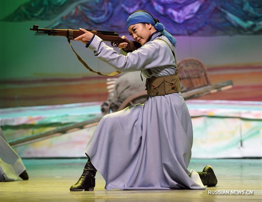 Музыкальный спектакль "Любовь в Чжужихэ" среди монгольских степень