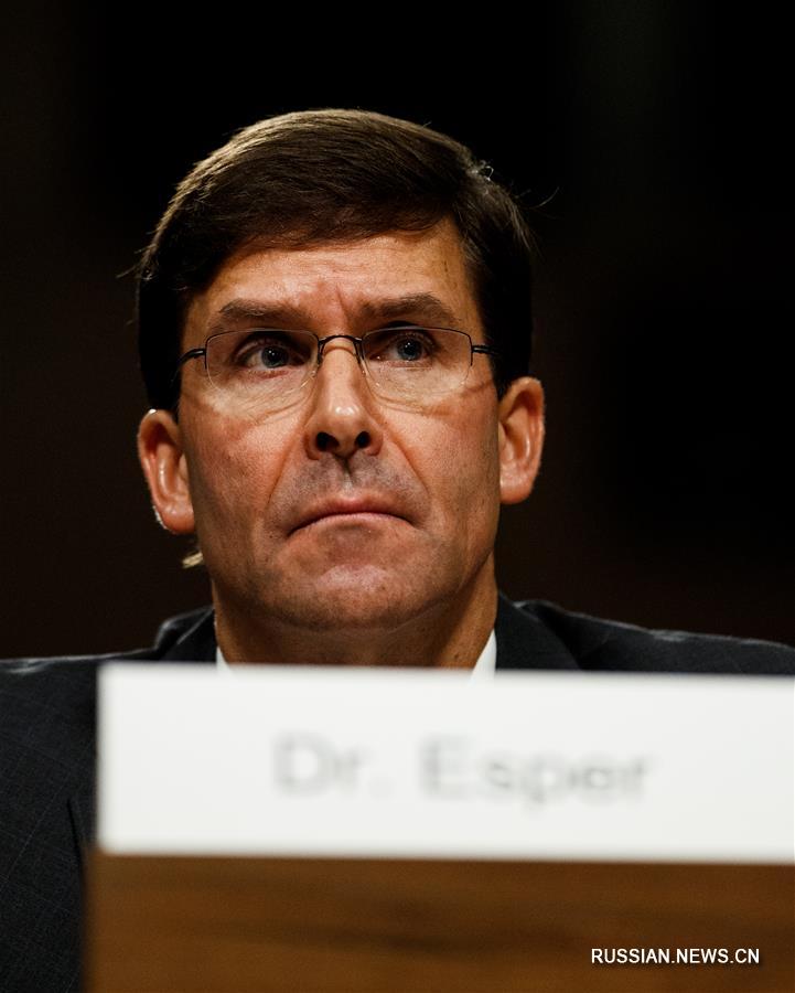 （国际）（2）美参议院批准埃斯珀担任国防部长
