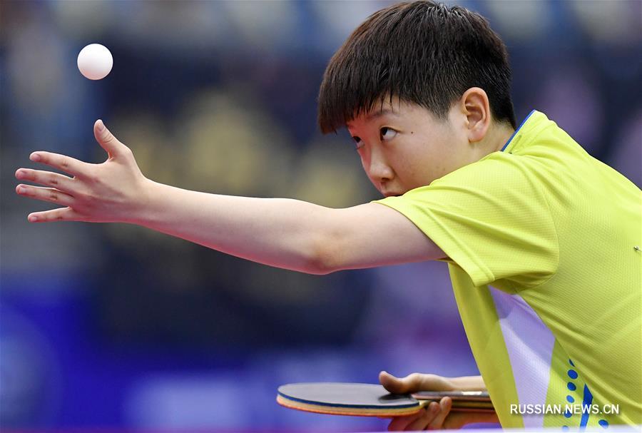Настольный теннис -- Национальное первенство: Сунь Инша завоевала "золото" в женском одиночном разряде
