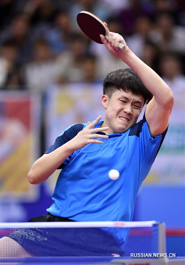Настольный теннис -- Национальное первенство: Хоу Инчао завоевал "золото" в мужском одиночном разряде