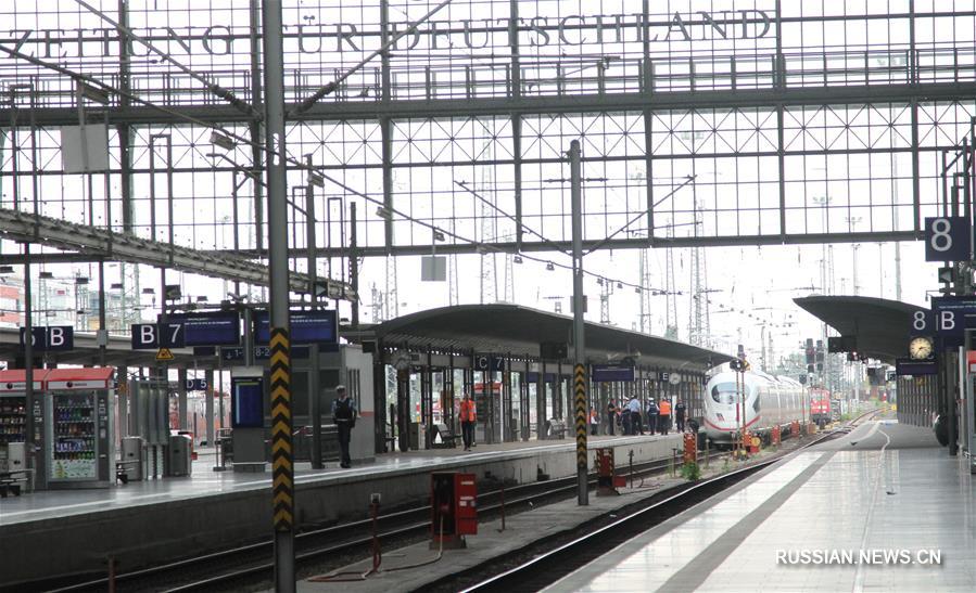 На железнодорожном вокзале Франкфурта погиб ребенок, которого столкнули под поезд 