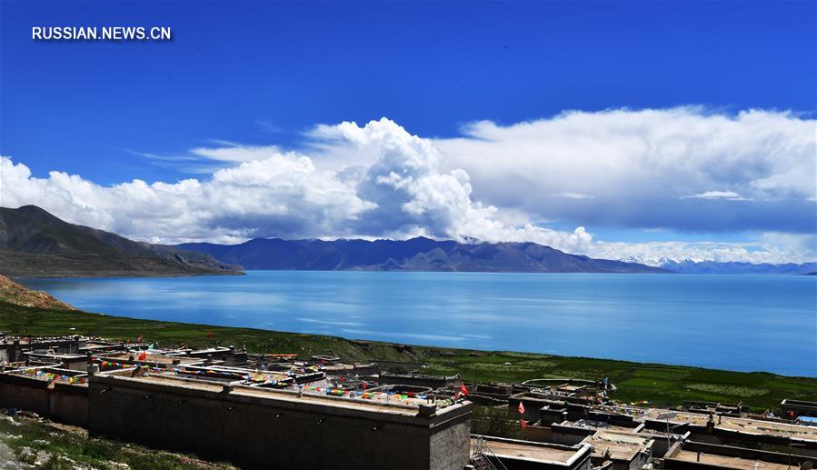 Пейзажи заповедника Цянтан в Тибете
