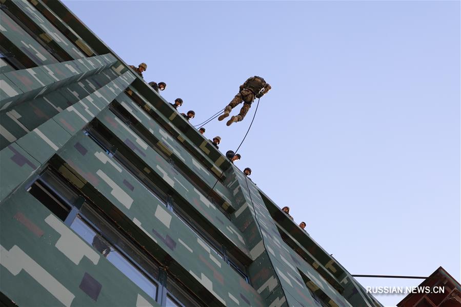 В рамках китайско-кыргызских антитеррористических учений "Сотрудничество-2019" состоялись совместные тренировки