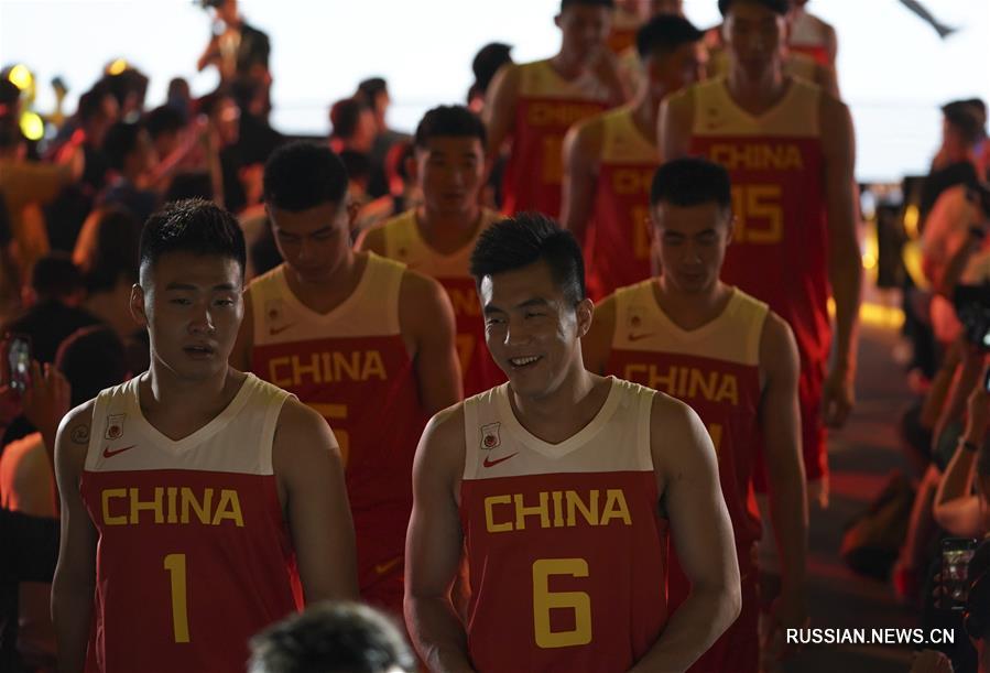 Мужская сборная Китая продемонстрировала свою форму для Чемпионата мира по баскетболу