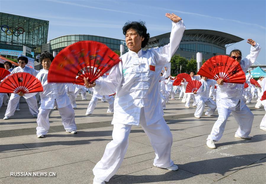 Всенародный день спорта состоялся в Северном Китае