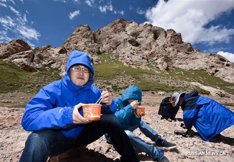 Исследование истоков Янцзы в Цинхае