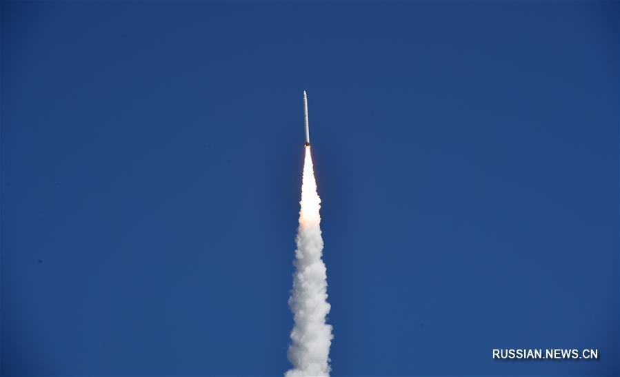 Первый запуск китайской коммерческой ракеты-носителя "Смарт Дракон-1" 