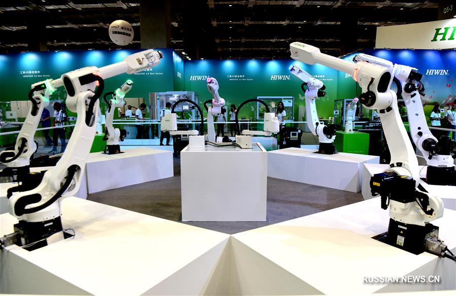 В Тайбэе проходит выставка роботов и автоматизации интеллекта